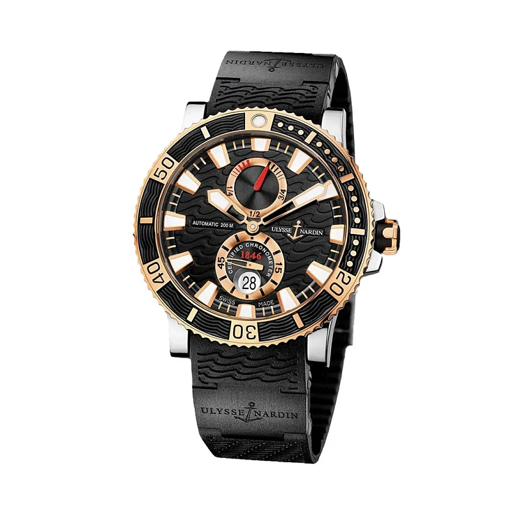 Часы Ulysse N  Maxi Marine Diver Titanium And Gold  265-90-3C/92