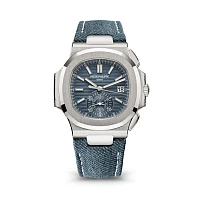 Часы Patek Philippe  Nautilus Chronograph White Gold   5980/60G-001