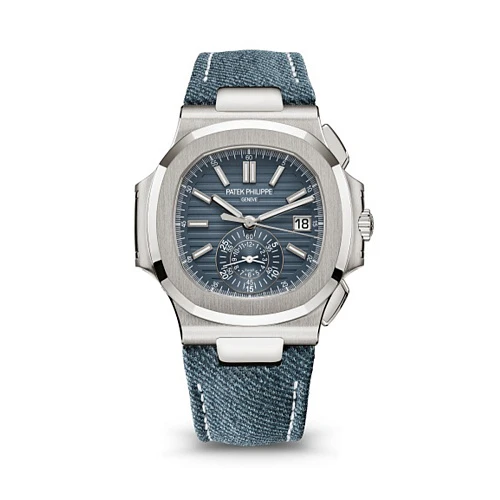 Часы Patek Philippe  Nautilus Chronograph White Gold   5980/60G-001