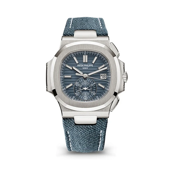 Часы Patek Philippe  Nautilus Chronograph White Gold  5980/60G-001