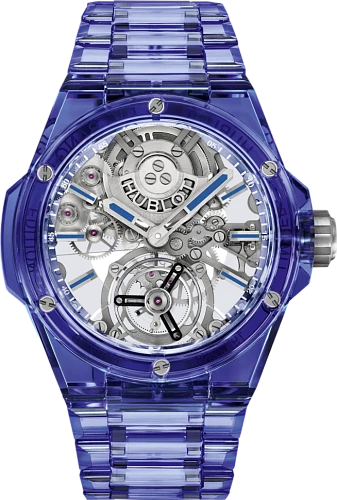 Заказать Hublot  Big Bang Integrated Tourbillon Full Blue Sapphire  455.JL.0120.JL