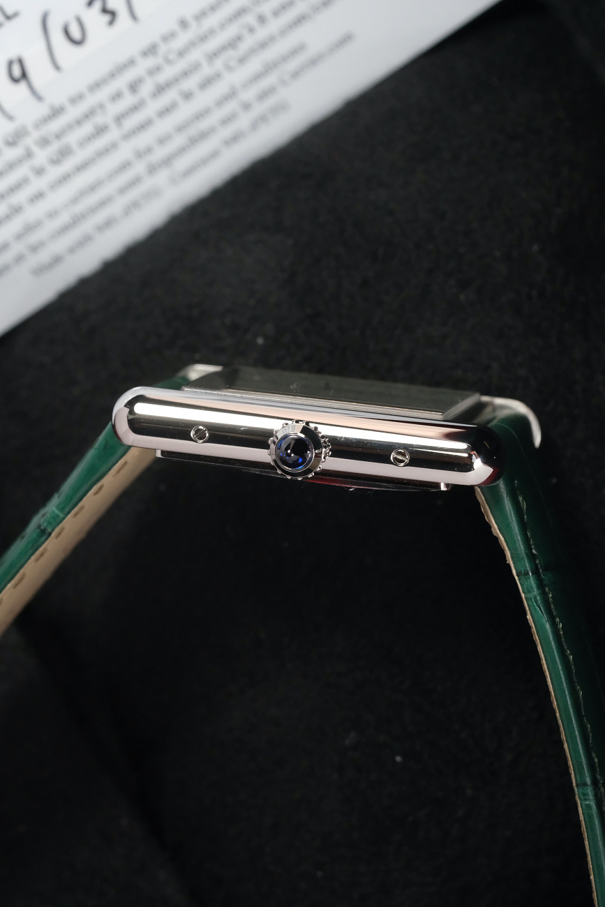 Часы Cartier  Tank Must De Cartier Green  WSTA0115