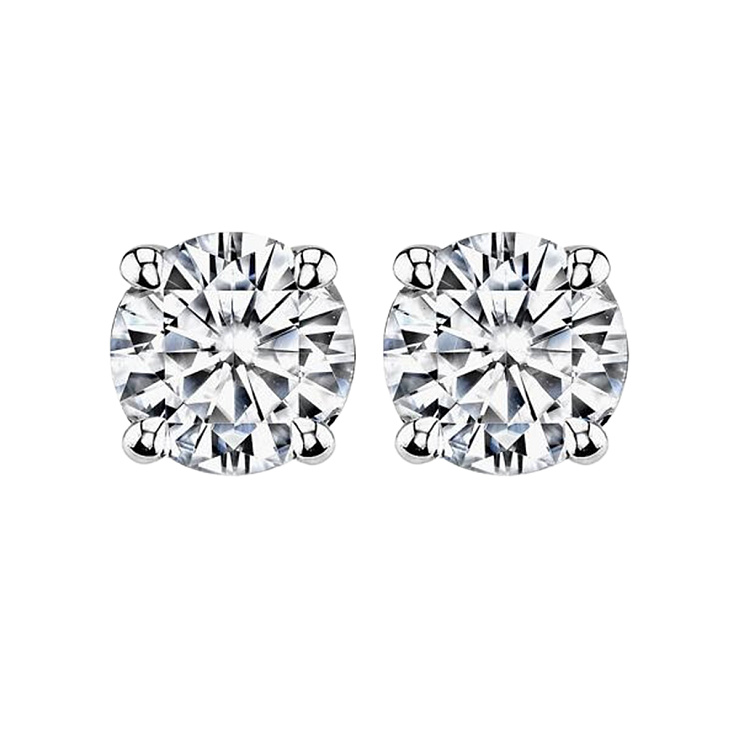 Украшение NO NAME  Серьги 0,51/0,51 Ct. G/Vs1   