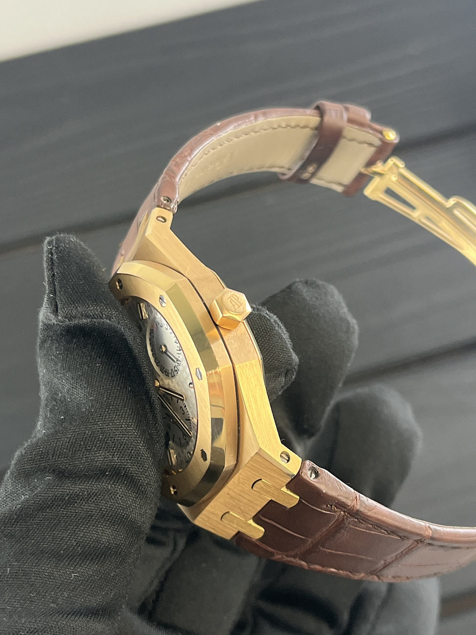 Часы Audemars Piguet  Royal Oak Dual Time Rose Gold 39Mm  26120Or.Oo.D088Cr.01