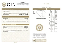 Украшение GIA  Серьги c бриллиантами 0,77/0,77 ct. H/VS2 "Lucky Number"   