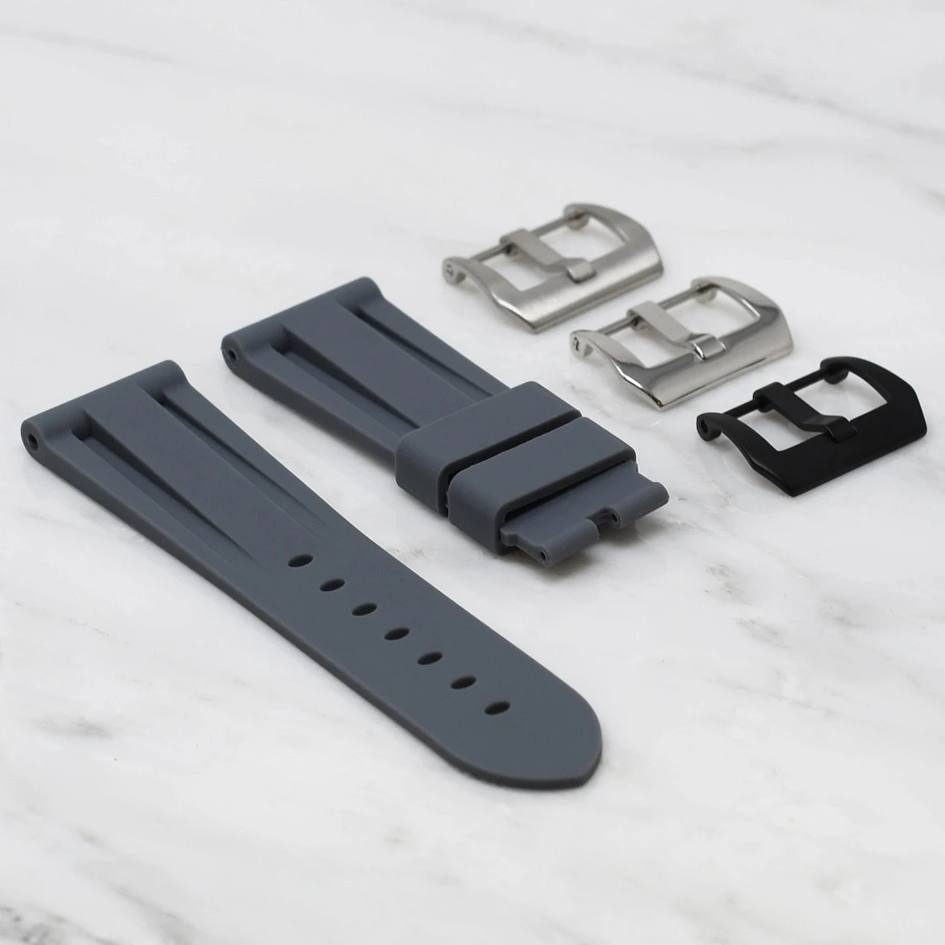 Часовой ремешок Horus Straps  Ремешок Для Часов Panerai Grey 44Mm Strap  