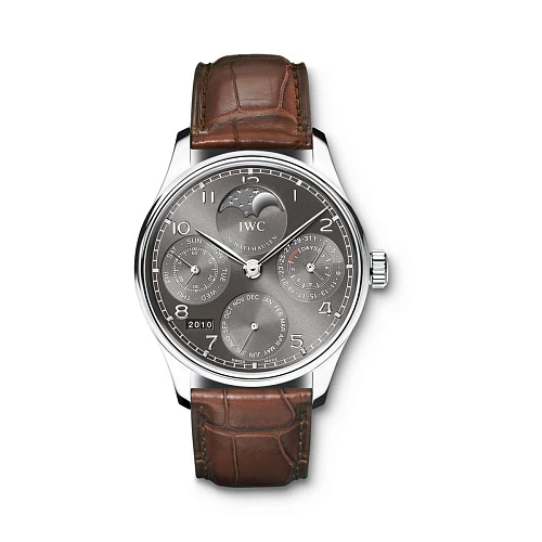 Часы Iwc  Portugieser Perpetual Calendar 5023 White Gold / Ardoise  IW502303