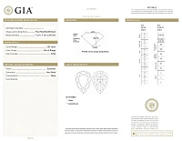 Украшение GIA  Серьги с бриллиантами 3,02/3,02 ct. W to X/VVS2-VS2   