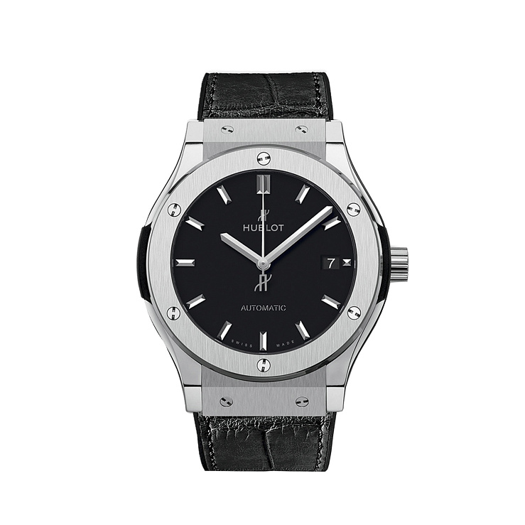 Часы Hublot  Classic Fusion Black Titanium 45 Mm  511.NX.1171.LR