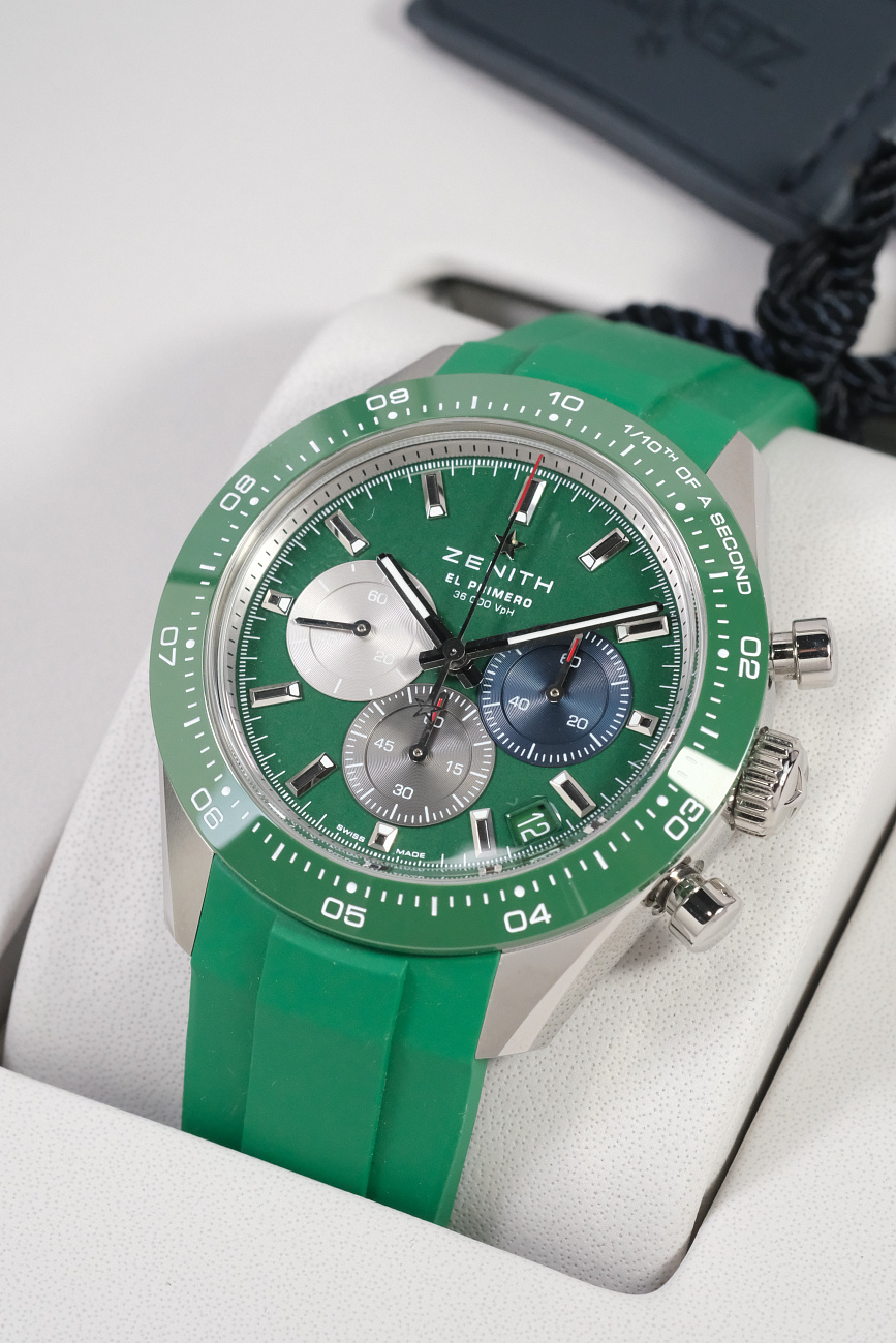 Часы Zenith  Chronomaster El Primero Sport Green Rubber  03.3119.3600/56.R952