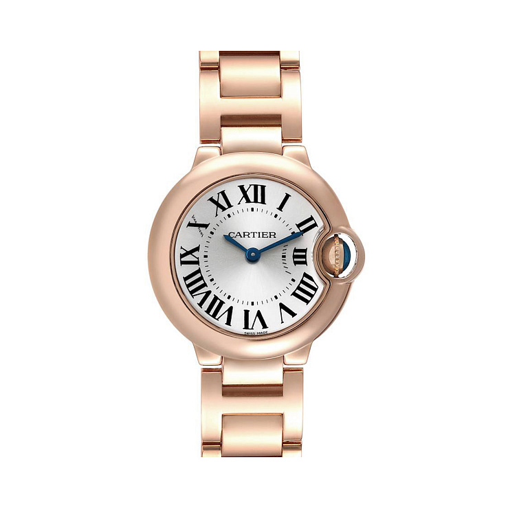 Часы Cartier  Ballon Bleu 28Mm Rose Gold  W69002Z2