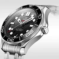 Часы Omega  Seamaster Diver 300 M Co-Axial Chronometer 42 Mm Black  210.30.42.20.01.001