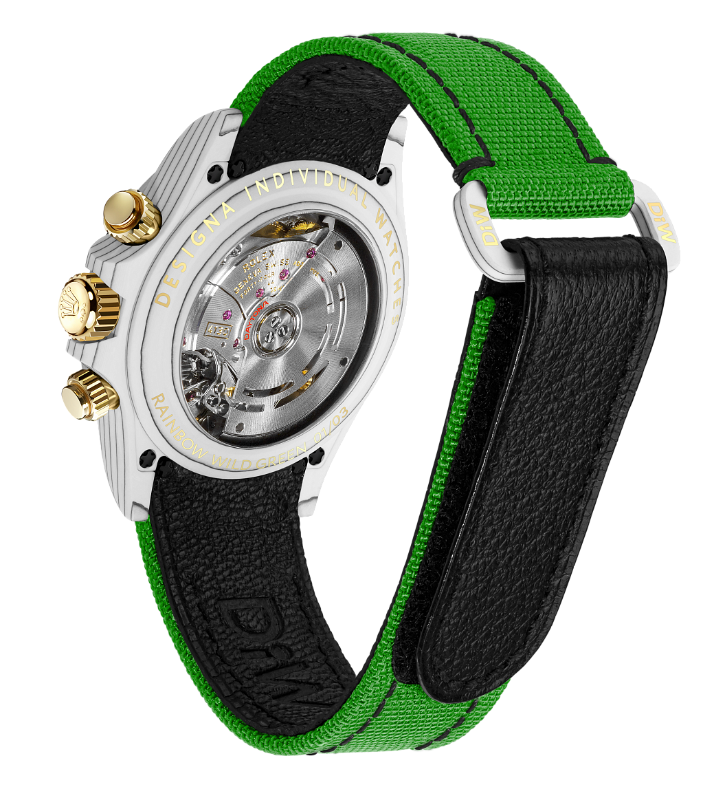 Rolex Daytona 40 Mm Rainbow Wild Green