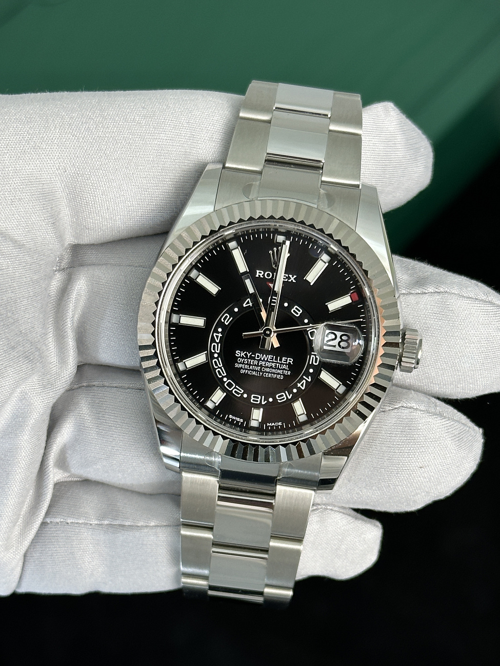 Часы Rolex  Sky-Dweller Steel Black Dial  326934