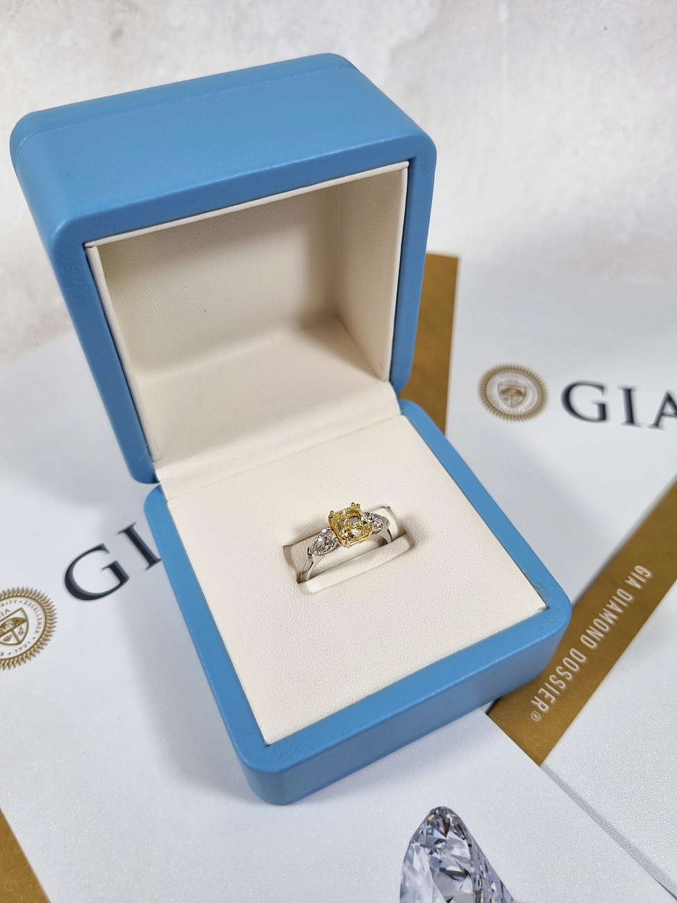 Украшение NO NAME  Кольцо С Бриллиантом 2,02 Ct. W To X/Vs2   