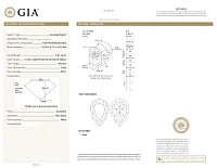 Украшение GIA  Серьги с бриллиантами 2,01/2,03 ct. FBGY/VVS   