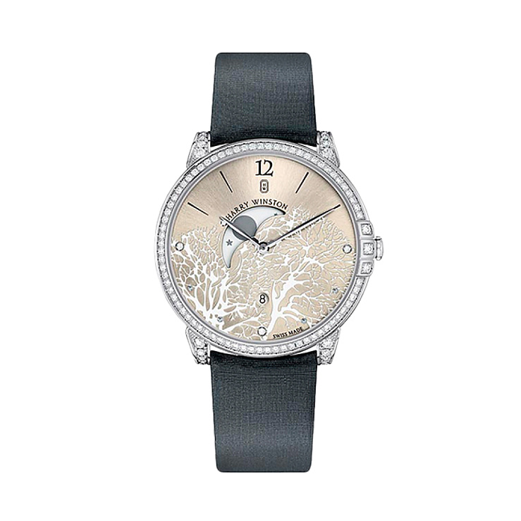 Часы Harry Winston  Midnight Moon Phase  MIDQMP39WW01