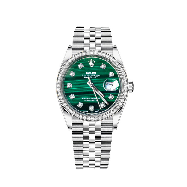 Часы Rolex  Datejust 36Mm Steel And Aftermarket Diamonds  126200FIX