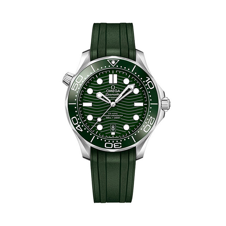 Часы Omega  Seamaster Diver 300M Co‑Axial Master Chronometer 42 Mm Green Dial  210.32.42.20.10.001