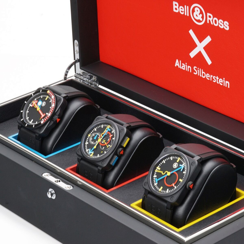Часы Bell & Ross  Bell & Ross x Alain Silberstein Grail Watch Trilogy Set  BR0392-AS-CE/SRB - KLUB 22, BR0392-D-AS-CE/SRB - MARINE 22, BR0394-AS-CE/SRB - KRONO 22