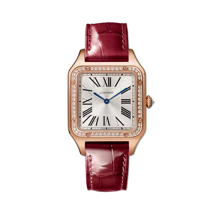 Часы Cartier  Santos-Dumont Rose Gold  WJSA0017