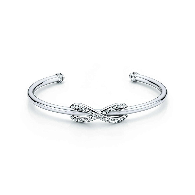 Украшение Tiffany & Co  Infinity Diamond Cuff Bracelet   