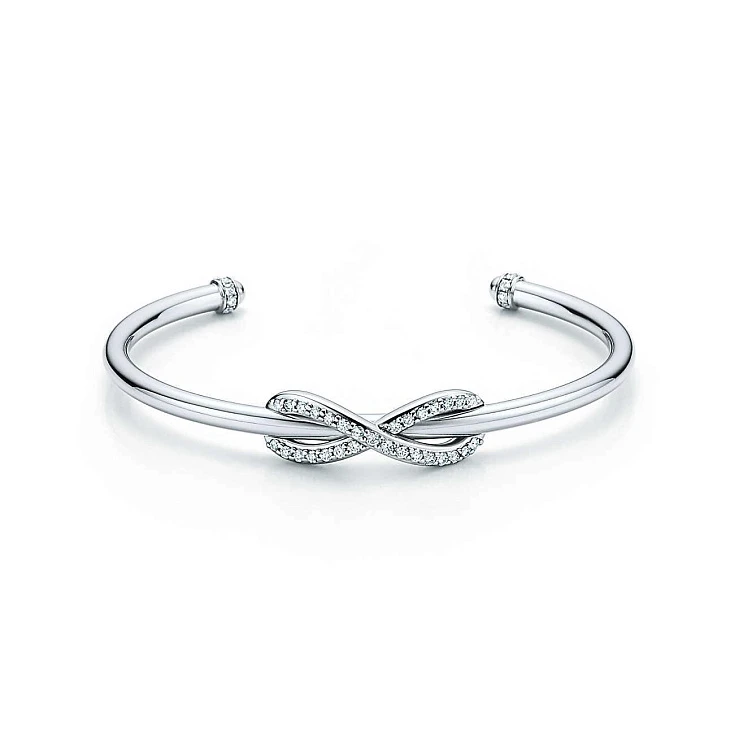 Украшение Tiffany &amp; Co  Infinity Diamond Cuff Bracelet   
