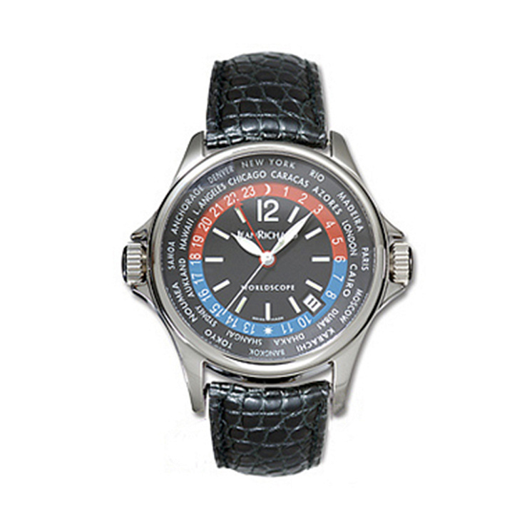 Часы Jean Richard  Worldscope  55122-11-62A-AA6D