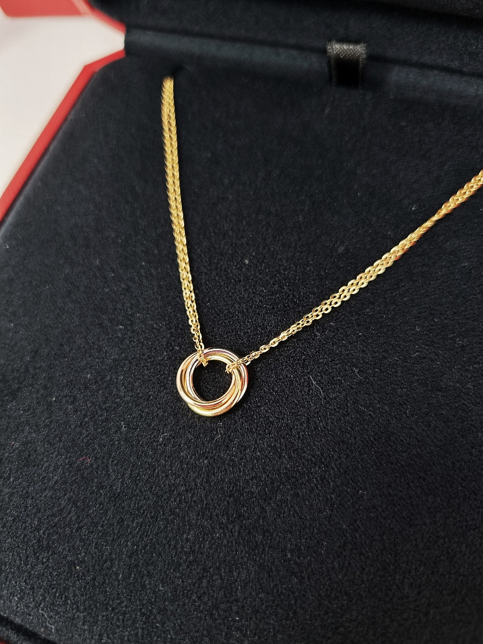Украшение Cartier  Trinity Necklace, Small Model  B7224816 