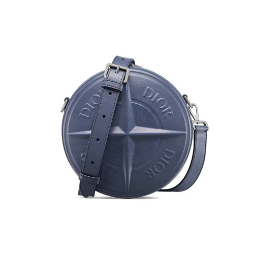 Сумки и аксессуары Dior  Dior Stone Island Round Bag Blue  