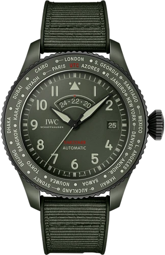 Заказать Iwc  Pilots Watch Timezoner Top Gun Woodland  IW395601