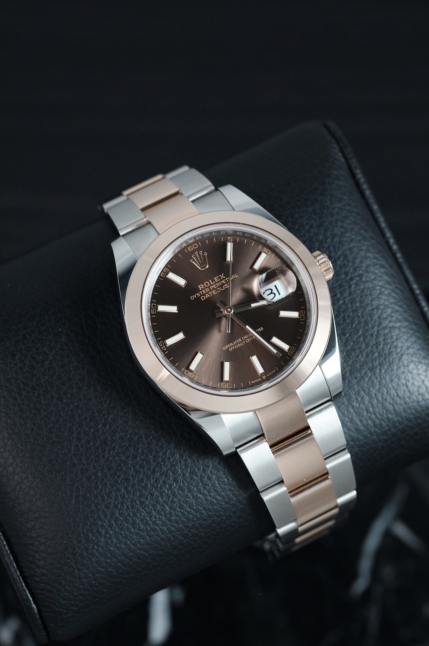 Часы Rolex  Datejust Ii 41Mm Steel & Rose Gold Chocolate Dial  126301