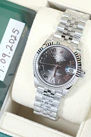 Часы Rolex  Datejust 31mm Grey Dial Diamond Index  278274-0028