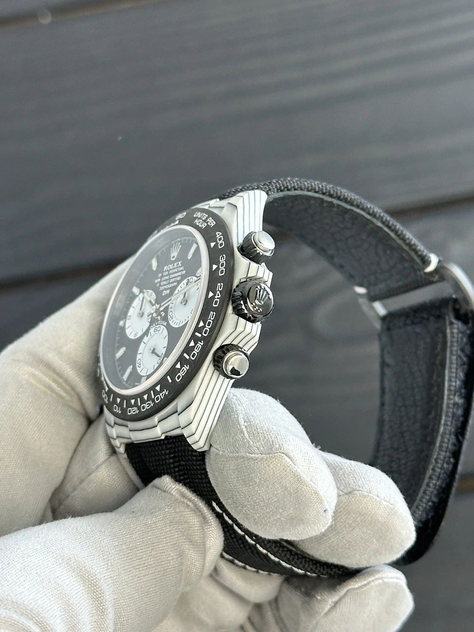 Часы DiW  Daytona Carbon Irbis  Daytna Carbon Cream Inverted