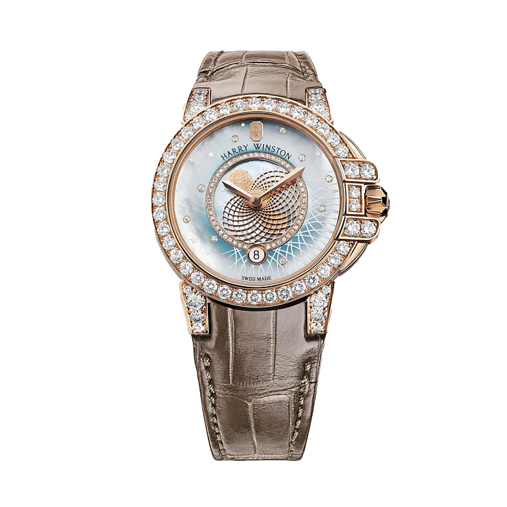 Часы Harry Winston  Ocean Moon Phase 36Mm  OCEQMP36RR029