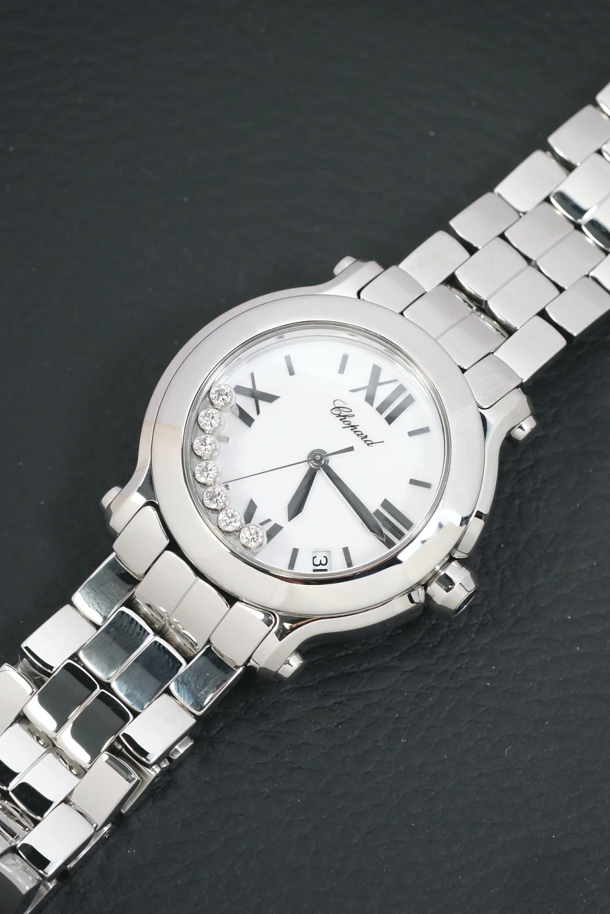 Часы Chopard  Happy Sport 36 Mm Steel And Diamonds  27-8477-3001