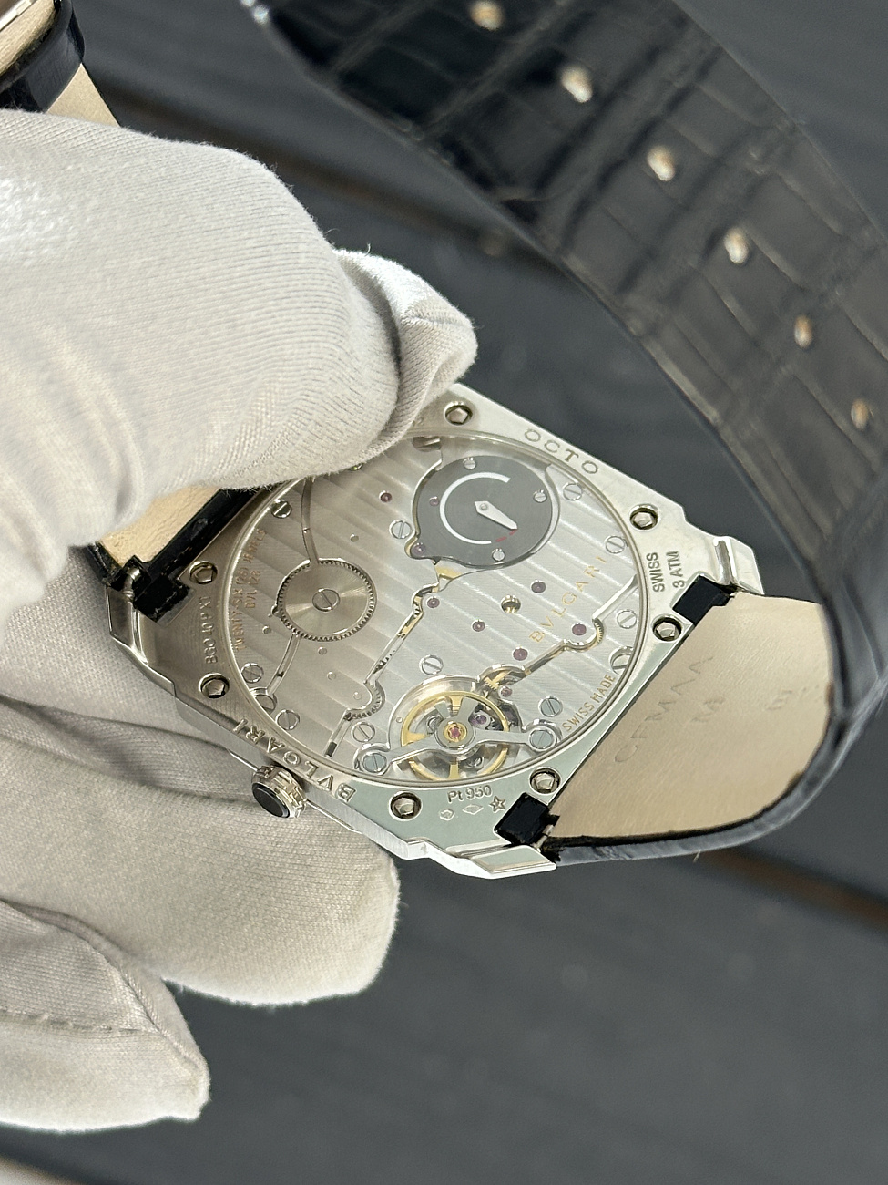 Часы Bvlgari  Platinum Octo Finissimo Extra Thin Watch 40Mm  102028