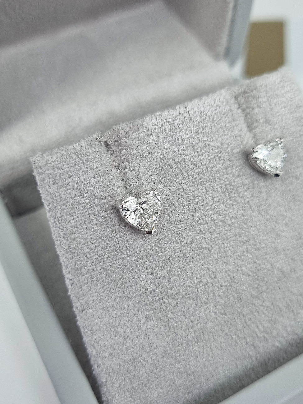 Украшение NO NAME  Серьги С Бриллиантами 0,70/0,71 Ct. H/Vvs2   