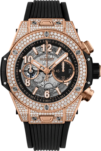 Заказать Hublot  Big Bang Unico King Gold Pave  421.OX.1180.RX.1704