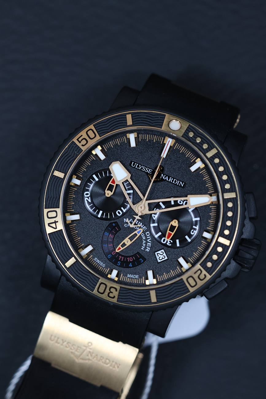 Часы Ulysse N  Marine Diver Chronograph  353-90-3C
