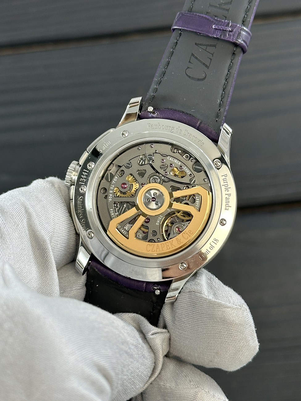 Часы Czapek  Faubourg De Cracovie Purple Panda  Purple Panda