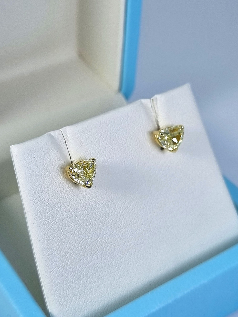 Украшение NO NAME  Серьги С Бриллиантами 1,01/1,01 Ct. Y To Z/Vvs1   