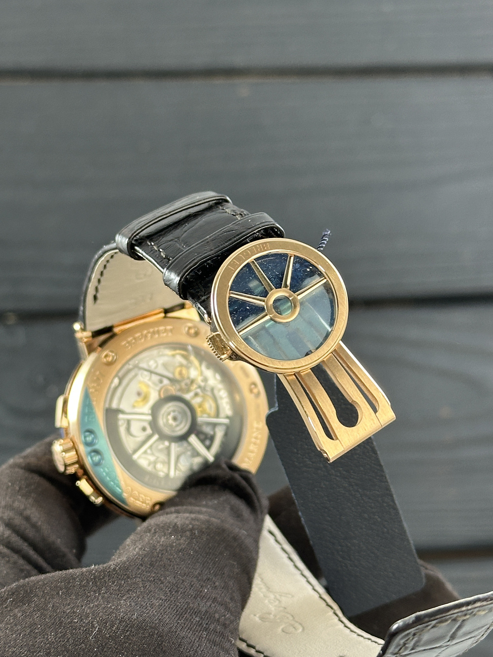 Часы Breguet  Marine Chronograph Rose Gold  5527BR/G3/9WV