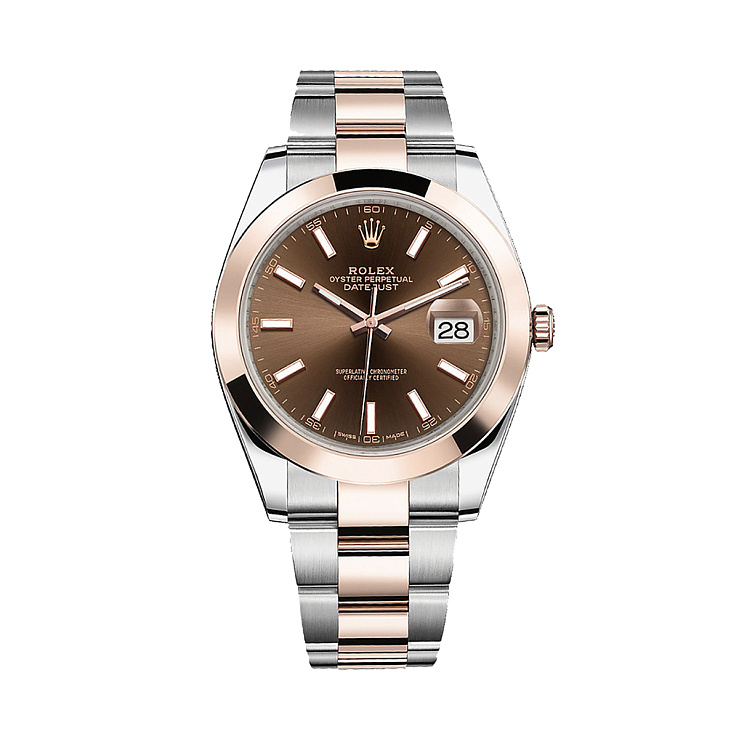 Часы Rolex  Datejust Ii 41Mm Steel & Rose Gold Chocolate Dial  126301