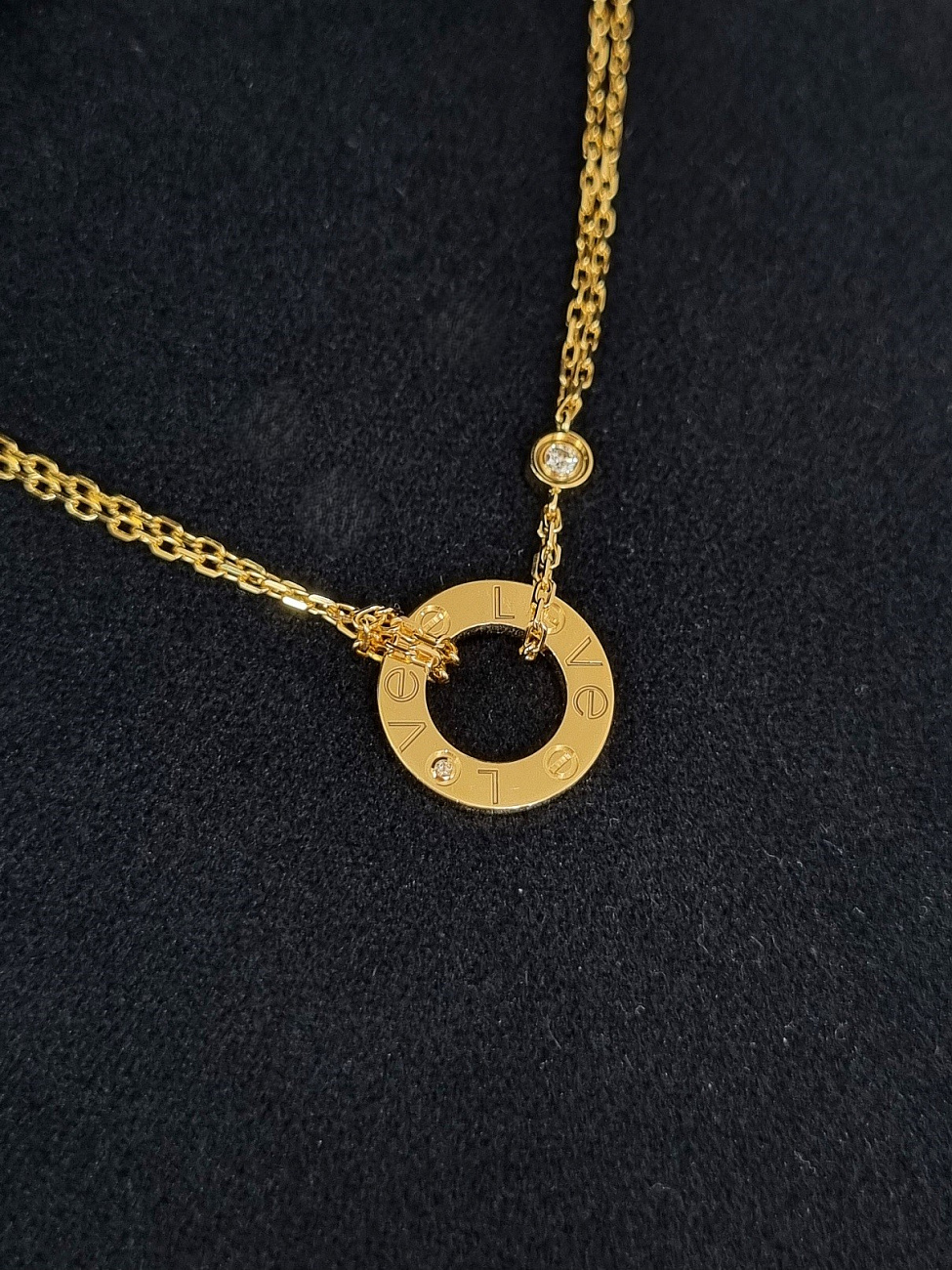 Украшение Cartier  Love Necklace, 2 Diamonds  B7219500 