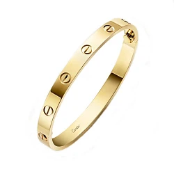Cartier LOVE bracelet, Classic Model, Yellow Gold 18