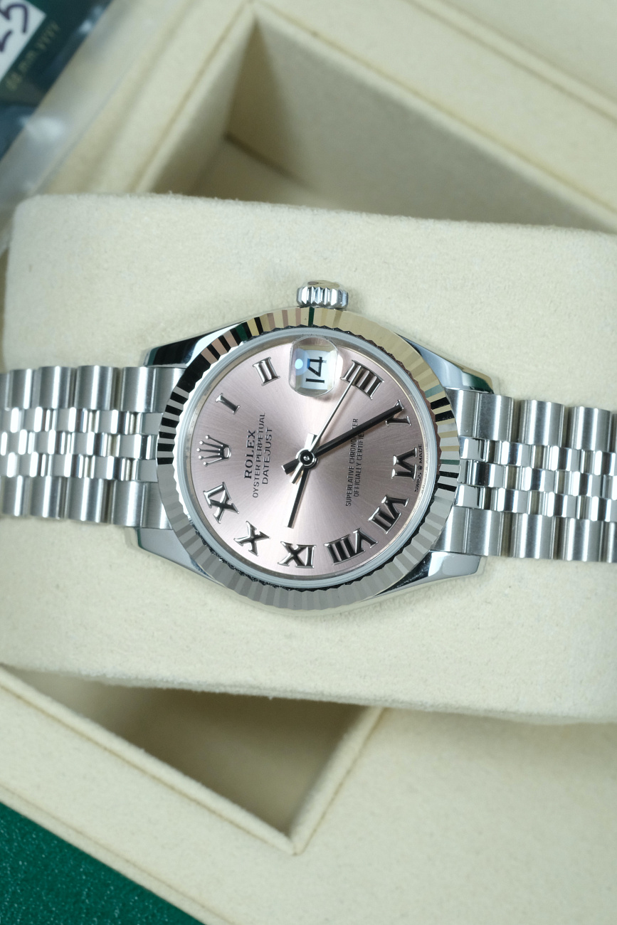 Часы Rolex  Datejust 31Mm Pink Dial Roman Index  278274-0020