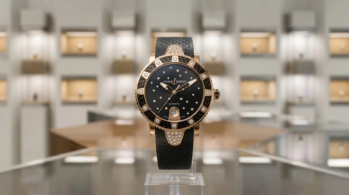 Обзор Ulysse Nardin Lady Diver 8106-101: морское наследие и драгоценная отделка