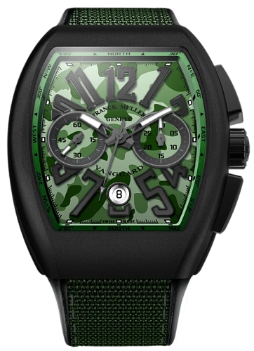 Заказать Franck Muller  Mens Collection Vanguard Camouflage  V 45 CC DT CAMOU Green