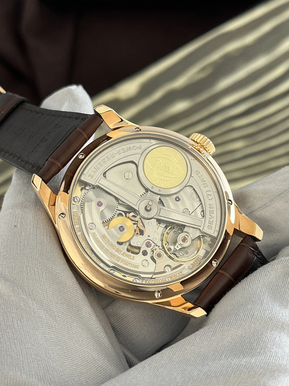 Часы Iwc  Portuguese Perpetual Calendar Rose Gold  IW503202